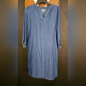 Anne Klein soft denim dress